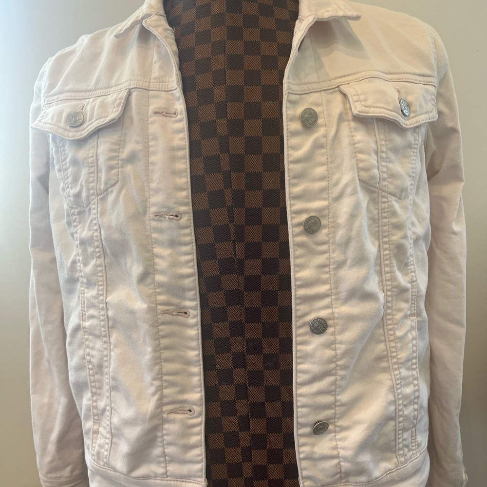 Buffalo David Bitton Light Pink Denim Jacket size M